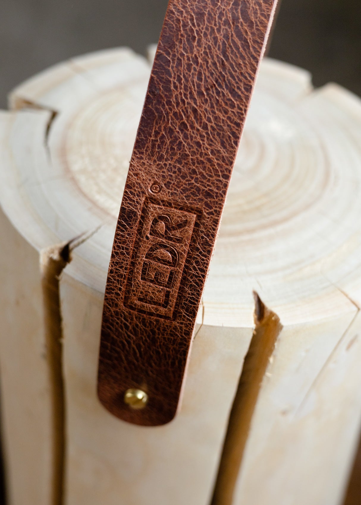 Wood Light - Cherry Wood M || Leather edition