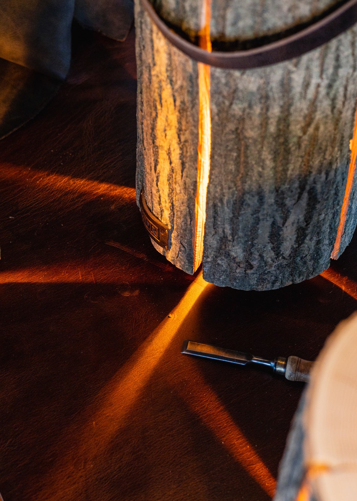 Wood Light - Ash Wood M || Leather edition