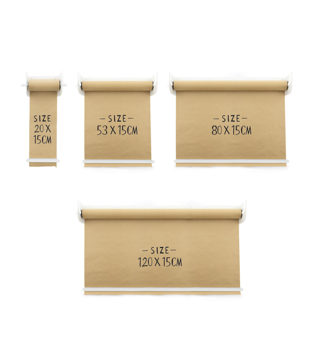 Kraft paper roller XXL - White