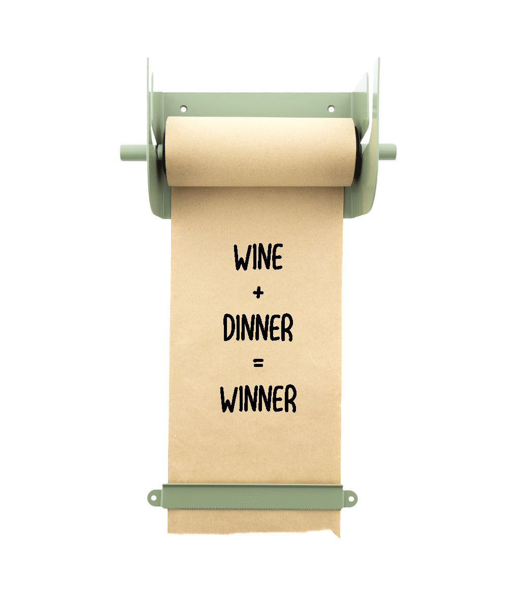 Kraft paper roller M - Green
