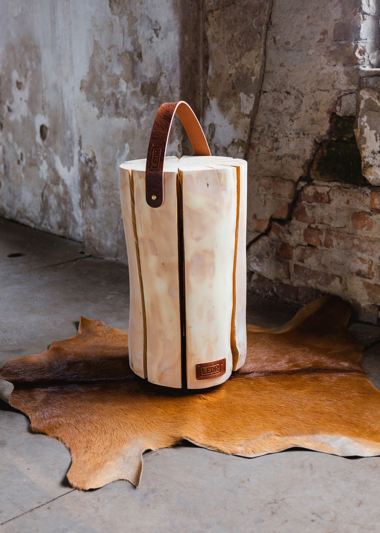 Wood Light - Cherry Wood L || Leather edition