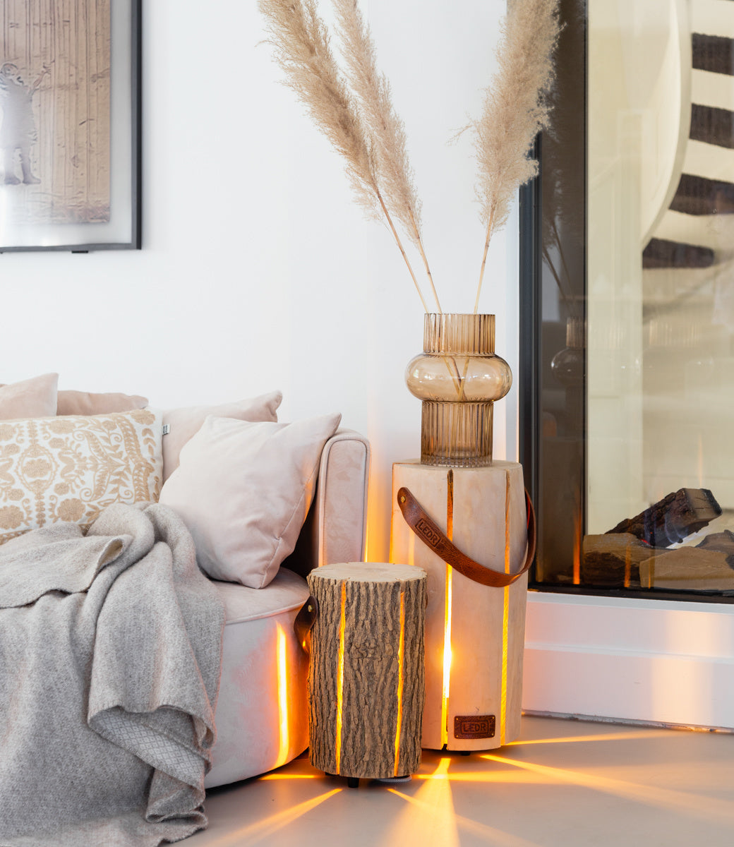 Wood Light - Cherry Wood L || Leather edition