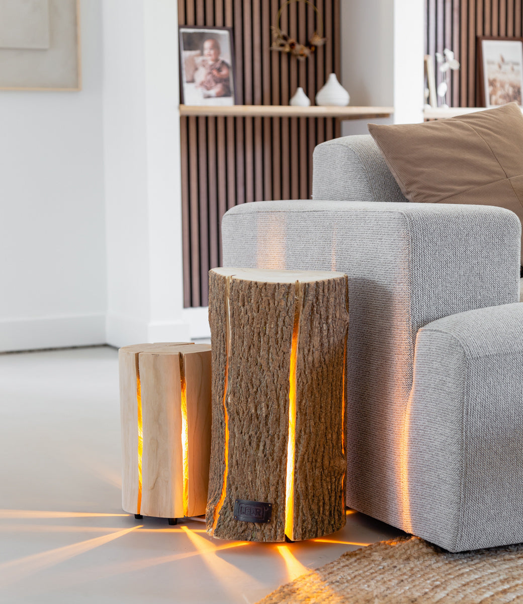 Wood Light - Cherry Wood M || Leather edition