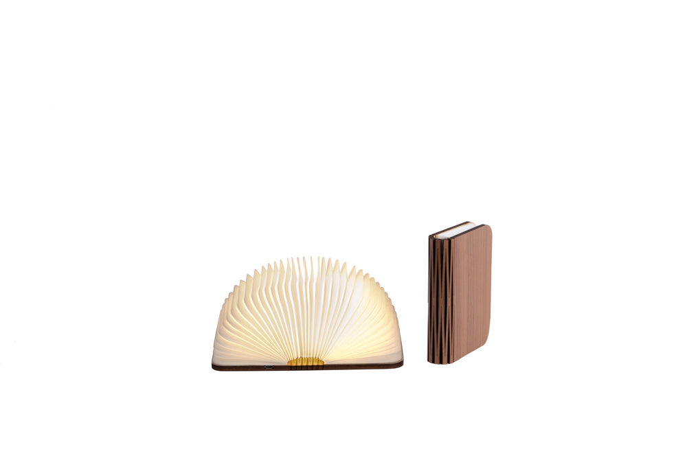 LEDR Book Lamp Walnut Brown S