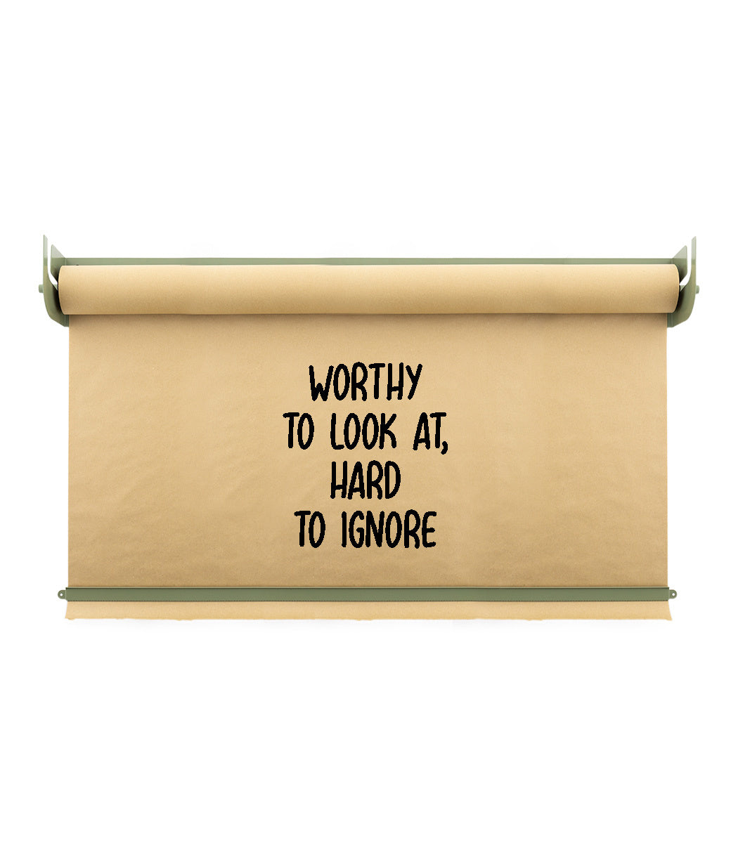 Kraft paper roller XXL - Green