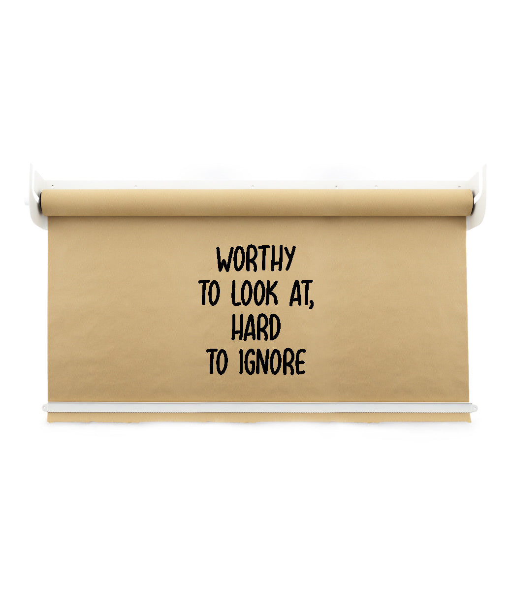 Kraft paper roller XXL - White