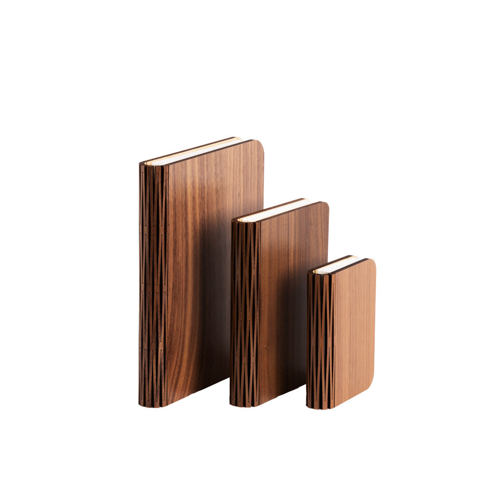 LEDR Book Lamp Walnut Brown M