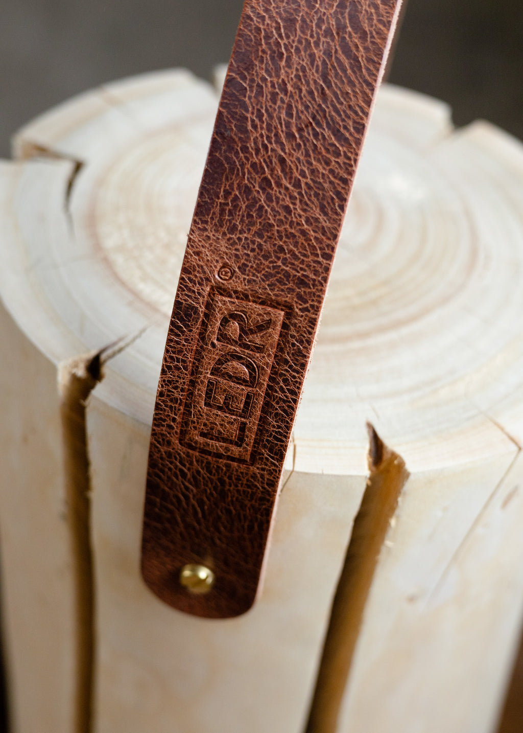 Wood Light - Cherry Wood L || Leather edition
