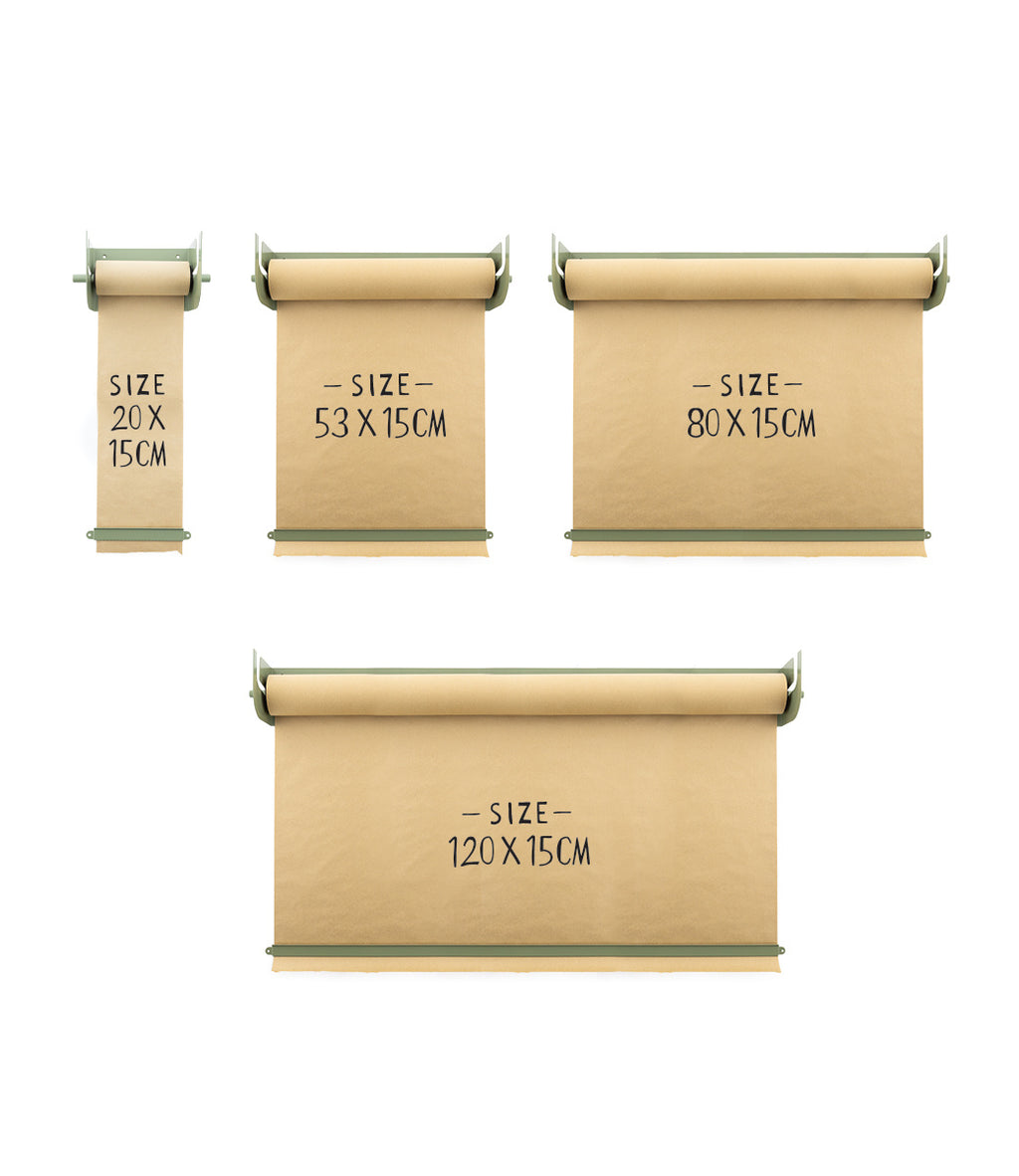Kraft paper roller M - Green