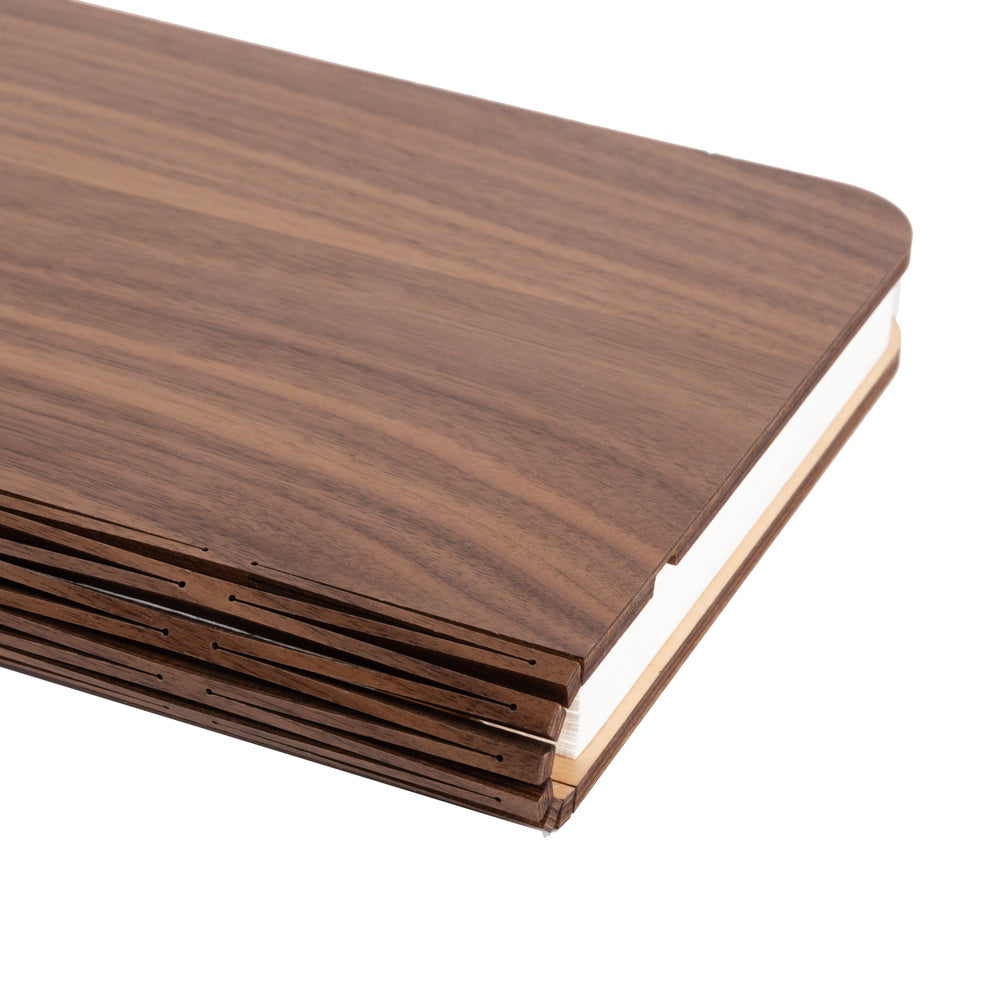 LEDR Book Lamp Walnut Brown S