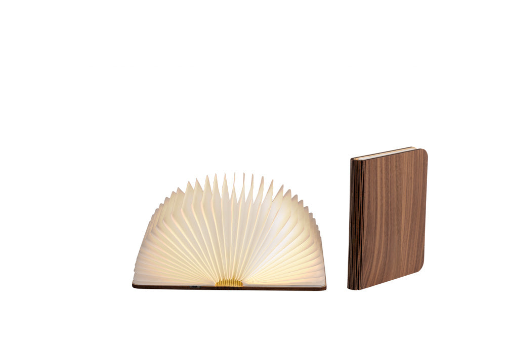 LEDR Book Lamp Walnut Brown M