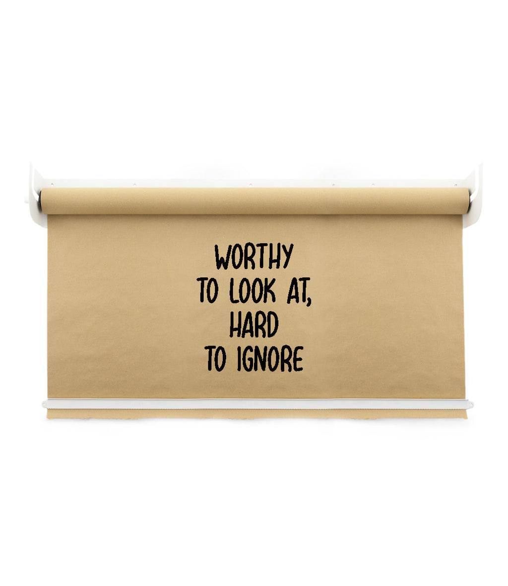 Kraft paper roller XXL - White